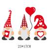 Patrón de Estampado de Amor para el Día de San Valentín Ropa Equipaje Estampado por Transferencia de Calor Calcomanía de Estampado Alta Elasticidad Lavable Estampado de Impresión Figura