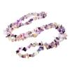 Decorações Atacado Cristal Natural Pedrinhas Perfuradas Pedra Bruta Acessórios Semi-acabados Colar Formato de Contas Conjunto Pulseira