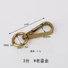 Anillo a presión giratorio para equipaje, punto, placa grande, hebilla, accesorios de hardware, hebilla de perro chapada para colgar lanzamientos altos, hebilla de gancho para mascotas multi-tamaño DIY