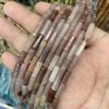 Oferta Especial para Nueva Piedra Natural 4*13mm Tubo Redondo Tiras Sueltas Accesorios para Joyería DIY Productos Semiacabados Venta al por Mayor Suministro Directo del Fabricante