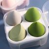 Esponja de Maquillaje Absorbente de Agua Sin Látex OEM/ODM, Forma de Gota de Agua, Puff Cosmético Amigable con la Piel