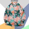 Camisa Floral Retrô Vintage Estilo Hong Kong Masculina Manga Longa Design Bonito Havaiana Casual Estilo Japonês Camisa Solta