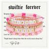 Pulsera Transfronteriza de Cerámica Suave para Mujer Pulsera de Letras Bohemia de Gama Alta Versátil Traje Pulsera de Cerámica Suave Taylor