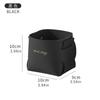 Venda quente transfronteiriça Nordic Cosmetic Leather PU Storage Pen Conner Desktop Diversos Dobrável Controle Remoto Balde de Armazenamento de Diversos