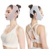 Mascarilla moldeadora facial con patrón lifting, vendaje elástico para dormir, artefacto adelgazante facial para mejorar la flacidez y la firmeza de la papada.