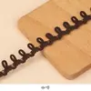Cuello de Piel Banda Elástica Fija Cordón Elástico Ropa Abrigo Sombrero Conexión de Cuello Cordón Hebilla Accesorios Decorativos DIY