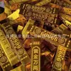 Novos Suprimentos Funerários Espessos de Alto Brilho 0kg Barras de Ouro e Tijolos de Ouro Artesanato em Papel Estilo Antigo