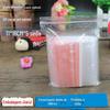 Clipe de corrente saco ziplock 11 * 16CM 5 seda transparente selado osso saco de selagem de alimentos saco de plástico PE 100 pcs