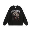 Estilo americano High Street Golden Leopard Estampado Heavy Dressed T-shirt de manga curta Hip-hop masculino e feminino Trendy Brand Hip-hop Loose Half-sleeved tee