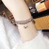 Pulsera de cara sonriente diseño nicho simple estudiante Mori joyería de mano temperamento personalidad femenina pulsera enrollada multicapa