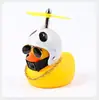 Tiktok mismo estilo coche decoración de pato amarillo Celebridad de Internet coche eléctrico motocicleta bicicleta accesorios de decoración de coche venta al por mayor