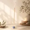 Incenso em Vareta de Bambu Madeira Sagrada Peruana para Relaxamento e Meditação em Pousadas e Salões de Chá, Natural e Sem Aditivos, Queima por Aproximadamente 45 Minutos