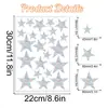 Pegatinas de Ventana Coloridas Transfronterizas Prisma Arcoíris Mariposa Decoración del Hogar Pegatinas Electrostáticas para Vidrio Pegatinas de Vidrio Anti-colisión de PVC