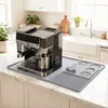 Tapete de Silicone Espesso Estilo Italiano para Máquina de Café, Tapete para Balcão de Bar, Tapete para Prensagem de Pó, Tapete para Armazenamento de Utensílios, Tapete Drenante para Conjunto de Chá - Venda Quente Transfronteiriça