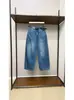Estilo Novo Primavera e Verão 2026 Moda Cintura Alta Modelador Jeans Azul Petite Perna Larga para Mulheres
