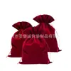 Bolsa de Veludo com Cordão para Fones de Ouvido e Embalagem de Joias, Bolsa de Tecido para Armazenamento, Saco de Veludo com Cordão Atacado, Saco da Sorte