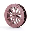 Roda de moinho de água corrente roda d'água acessórios para rochas roda d'água de plástico rotor paisagismo roda d'água aquário bomba de água ornamento de roda d'água