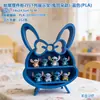 Decoração de Casa de Bonecas com Laço 3D Modelo de Armário Suporte de Exibição Multicamadas Brinquedo Bule Camada de Exibição de Perfume Prateleira de Exibição em Camadas