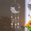 Adorno Atrapasoles de Cristal Arcoíris Soñador Hada Carrillón de Viento Alto Colgante para Habitación Balcón No