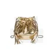 Bolso de mujer de nicho de alta gama primavera 2026 nuevo diseño de moda versátil acolchado con cadena al hombro bandolera tipo cubo