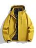 Chaqueta de hombre tres en uno, a prueba de viento e impermeable, adecuada para otoño e invierno, conjunto de dos piezas de plumón desmontable, ropa para ciclismo y montañismo para hombres, disponible para compra en grupo