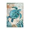 AliExpress Pintura sem moldura de polvo animal marinho azul tartaruga marinha tela banheiro pintura pendurada transfronteiriça pintura decorativa mais vendida