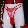 Ropa Interior Transparente para Hombre Deseo Puro Encaje Lazo Ultradelgada Cintura Baja Conjunto Jj Desnudo Sexy Tallas Extra Calzoncillos
