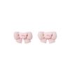 Parche de cerdo con lazo bonito y dulce para otoño e invierno, tocado artesanal, accesorios para el cabello, horquilla para el cabello, accesorios para fundas de teléfono, material al por mayor
