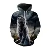 Otoño Impresión Digital 3D Serie de Animales León Sudadera con Capucha para Hombre Exportación de Amazon Estilo Caliente