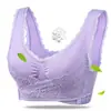 Top Frontal Cruzado Lateral com Fivela Renda Sem Aro Reunião Sexy Roupa Íntima Feminina Yoga Corrida Fitness Sutiã Esportivo