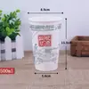 Copos Descartáveis de Leite de Soja para Uso Comercial, Copos de Papel para Café da Manhã no Atacado, Copos Seláveis de Leite de Soja para Levar com Tampas