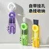 Cepillo 3 en 1 para tapa de taza de dinosaurio, cepillo para limpiar boca de taza y botella, cepillo para limpiar ranuras de taza aislada, artefacto para lavar tazas