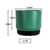 Resina Plástico Ecológico Vaso Pequeno para Flores Vaso Preguiçoso Automático Absorvente de Água Armazenamento de Água Redondo Camada Dupla Suculenta Pothos Planta Verde Vaso de Flores