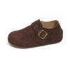 Zapatos Birkenstock Redondos Estilo Bosque Retro con Suelas Suaves, Aumentadores de Altura, Zapatos Mary Jane Bajos Nuevos para Mujer Primavera y Otoño 2024