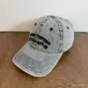 Gorra de Béisbol de Mezclilla Lavada Resistente con Efecto Desgastado y Rasgado, Marca Americana de Moda con Bordado de Letras para Mujer, Gorra de Pico de Moda para Hombre