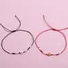 AliExpress nuevo simple retro esmalte de color flor pequeña colorida cuentas de arroz tejidas con cuentas pulsera ajustable hecha a mano