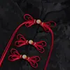 Botones de Rana Qipao Cola Larga Mariposa Cuentas Doradas Botones Estilo Chino Cuentas de Jade Botones con Borla Hecho a Mano Nuevo Estilo Chino Hanfu