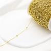 Corrente de ouro 14K/18K que preserva a cor corrente O-chain banhada a ouro corrente fina corrente de extensão pulseira colar acessórios diy