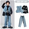 Roupas de Jazz Dance para meninas, doces e estilosas, outono e inverno, infantis e femininas, para apresentações em grupo, borboleta, coração, hip hop infantil, passarela, roupas da moda