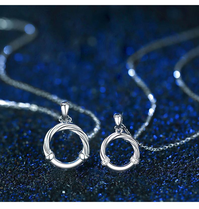 智贝详情图_6莫比乌斯环情侣项链一对潮流个性圆圈锁骨链时尚简