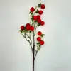 Decorações de Ano Novo, Caquis Artificiais Pequenos, Caquis para Boa Sorte, Decorações para Casa, Flores Artificiais, Buquês de Flores Artificiais, Arranjos de Flores para Sala de Estar, Atacado