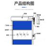 Puerta enrollable rápida de PVC, puerta elevable, impresión de fábrica, partición de canal, puerta rápida eléctrica, puerta de cortina suave automática de aleación de aluminio