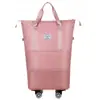 Bolsa de Viagem com Rodas 2026 Novo Modelo, Separação de Seco e Molhado, Bolsa de Mão Expansível para Mulheres, Bolsa para Caminhadas de Curta Distância e Embarque