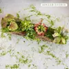 Plantas Verdes, Musgo, Corteza de Árbol, Tocones de Árbol Falsos, Guardería con Temática de Bosque, Estilo Pastoral, Adornos de Musgo, Decoraciones de Paisajismo, Se Pueden Usar para Arreglos Florales