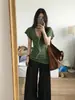 Camiseta de Manga Corta Ajustada con Cuello en V, Estilo Americano de Marca de Moda para Mujer, Top Casual Versátil y Elegante para Verano