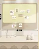 Pegatinas de Pared de Fieltro Autoadhesivas Sin Taladro, Tablero de Fondo Creativo para Pared de Fotos, Combinación de Tablero de Mensajes, Marco de Fotos, Bolsa de Fieltro de Gran Capacidad