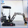 Excavadora pequeña tipo oruga una máquina multiusos agrícola huerto invernadero máquina de gancho pequeño máquina de gancho especial de ingeniería
