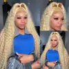 Peluca de comercio exterior transfronteriza moda europea y americana encaje frontal 13*4 encaje cabello rizado pequeño africano caliente encaje frontal