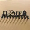 Bestseller transfronterizo HOME estante de almacenamiento de cartas gancho de cocina estante de almacenamiento de llaves del hogar metal de hierro