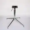 Patas de Mesa Ajustables de Aleación de Aluminio con Forma de Cruz de Cuatro Estrellas y Patas Cruzadas, Tablero de Mesa Ajustable, Accesorios para Mesas y Mesas de Café, Ruedas Deslizables